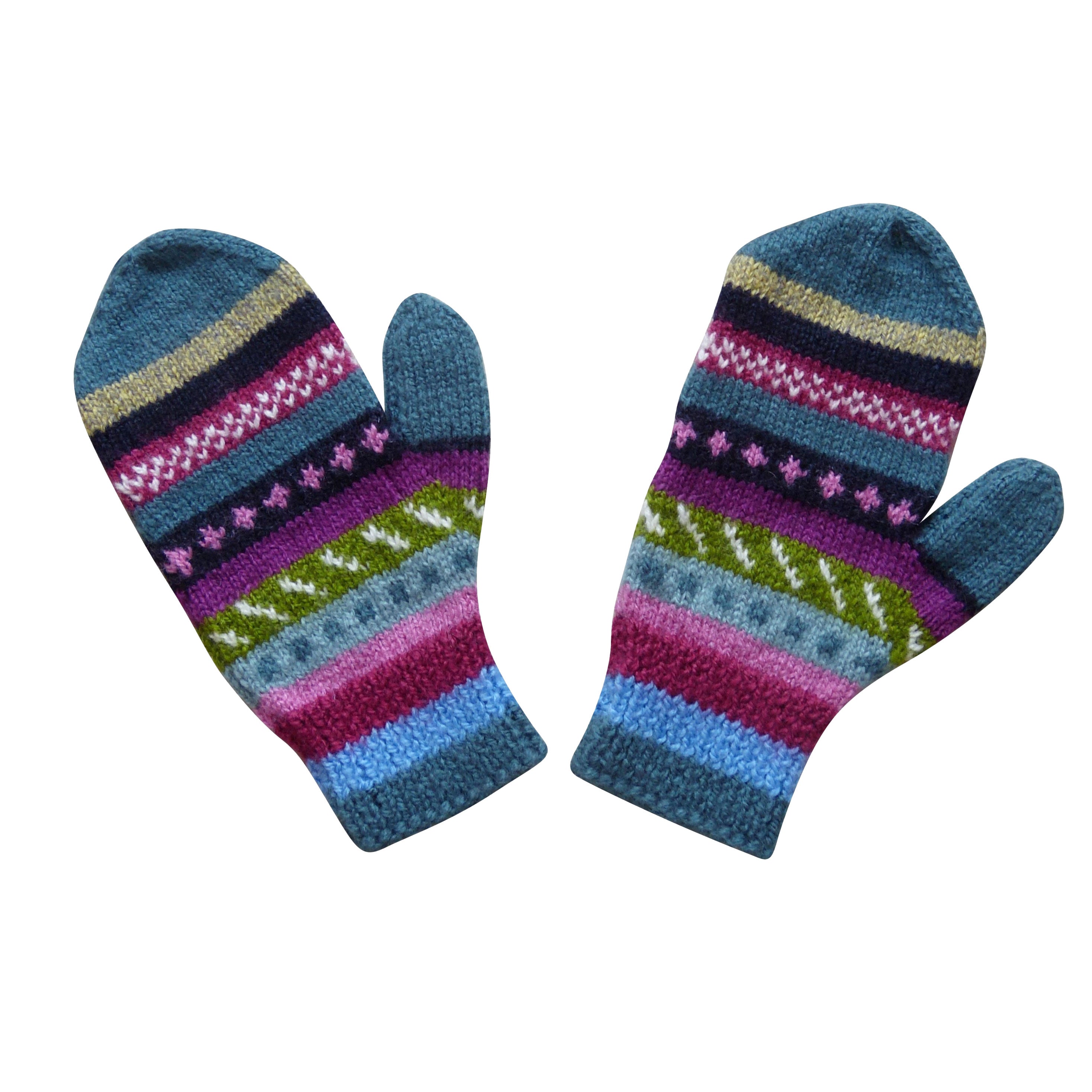 Mountain Betsy fleece-lined caps and mittens