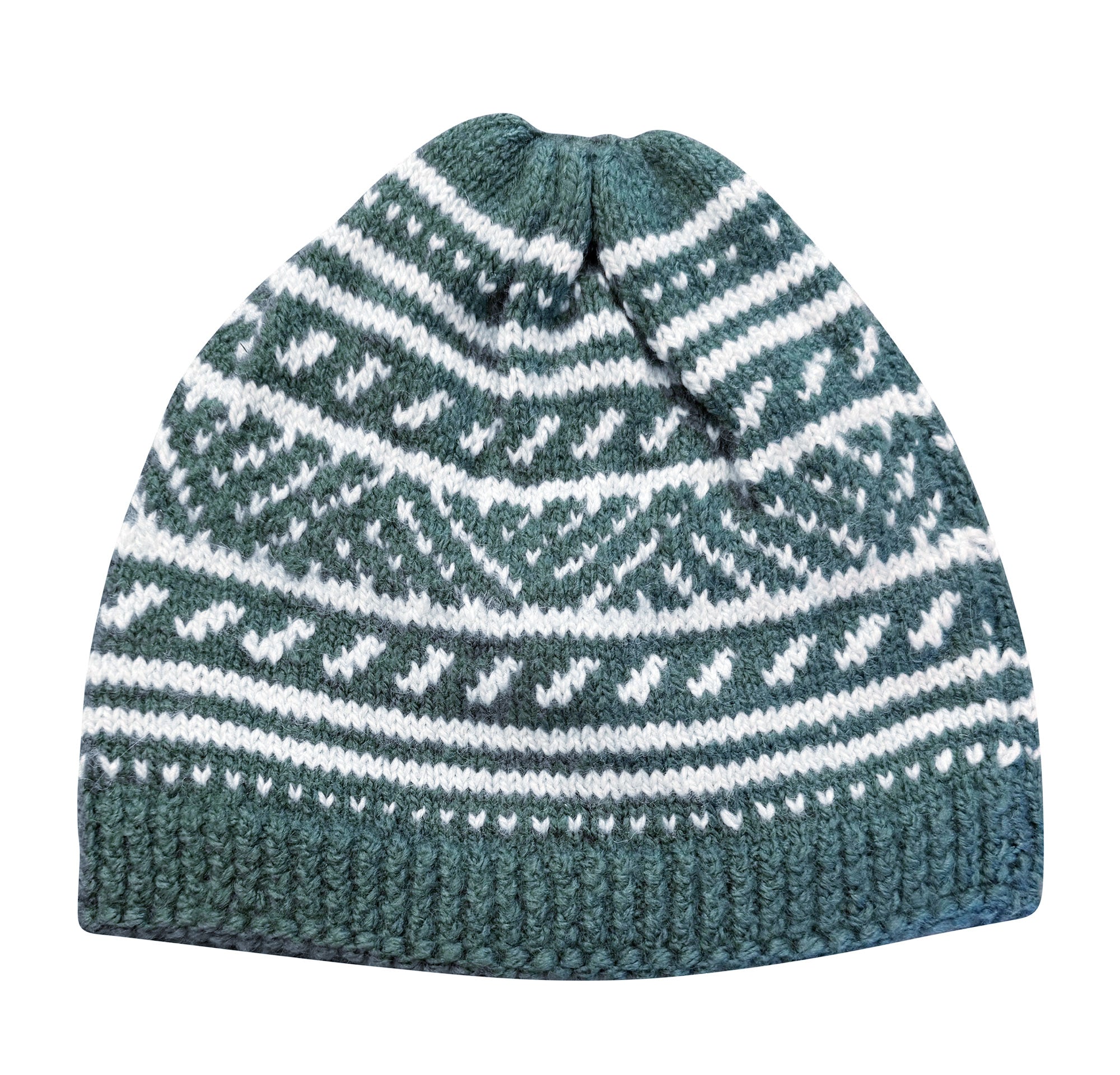 Forest Pattern Fleece-lined Cap