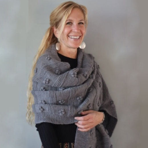 Light Grey Popcorn Wrap