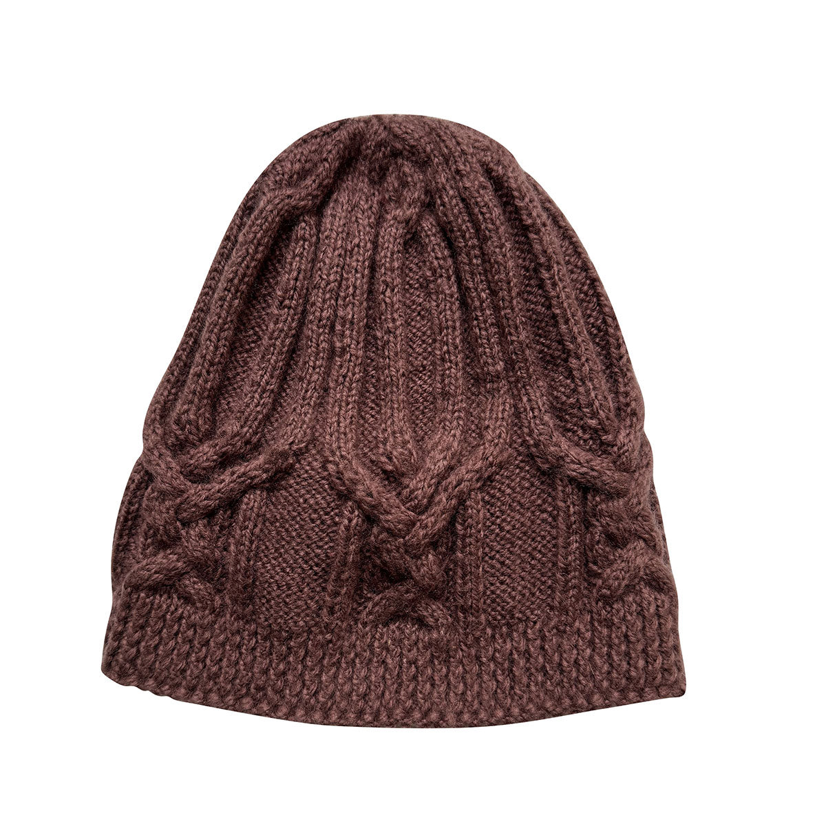 Handknit Cable Cap