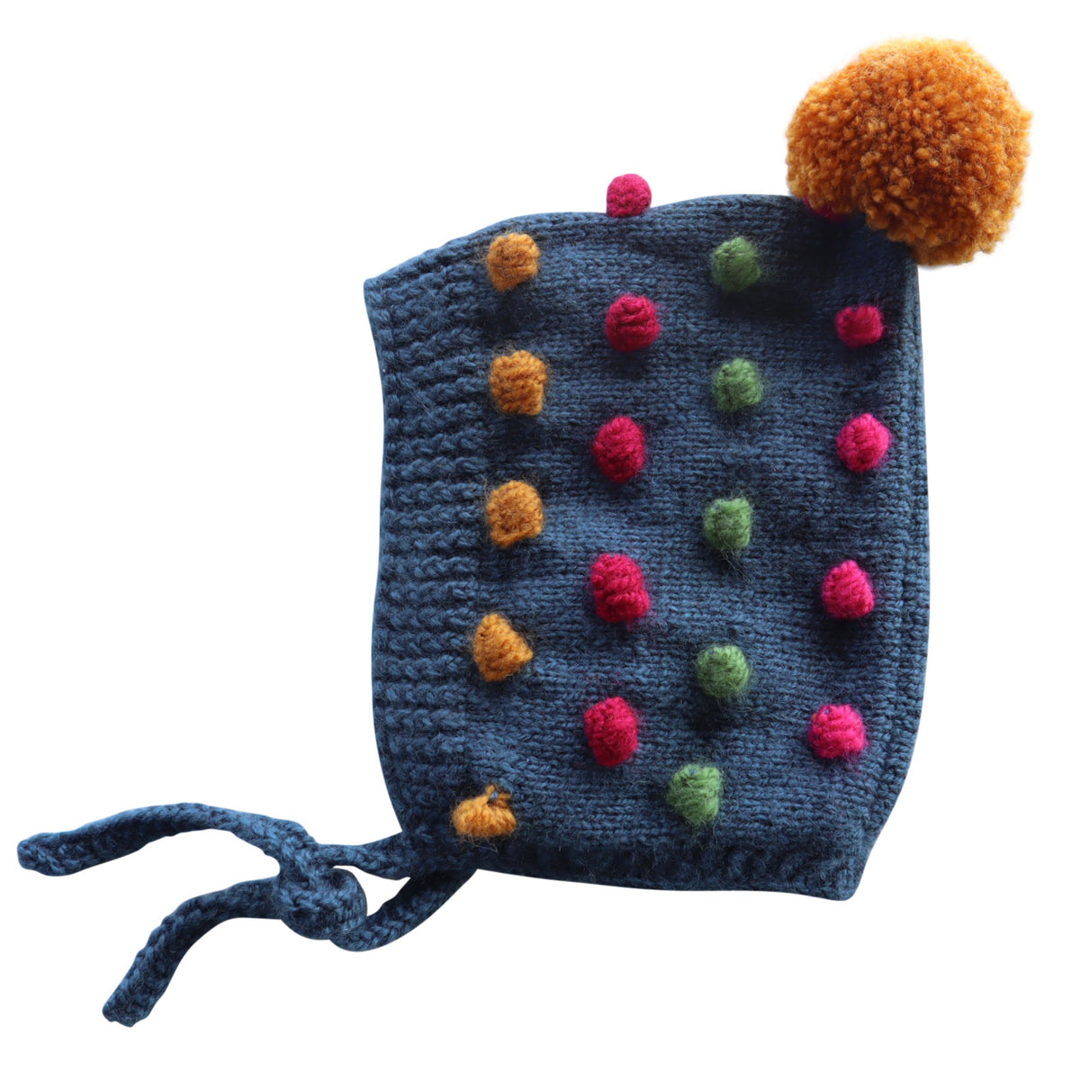 Multicolor Popcorn Bonnet | Himalayan Naari