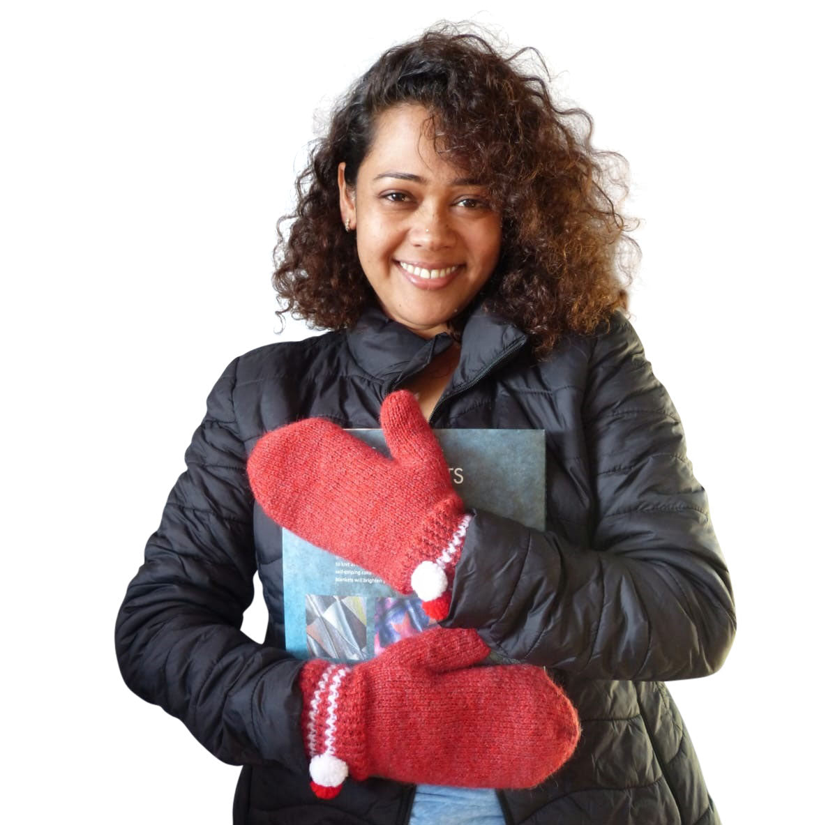 Santa Caps and Fleece Lined Mittens