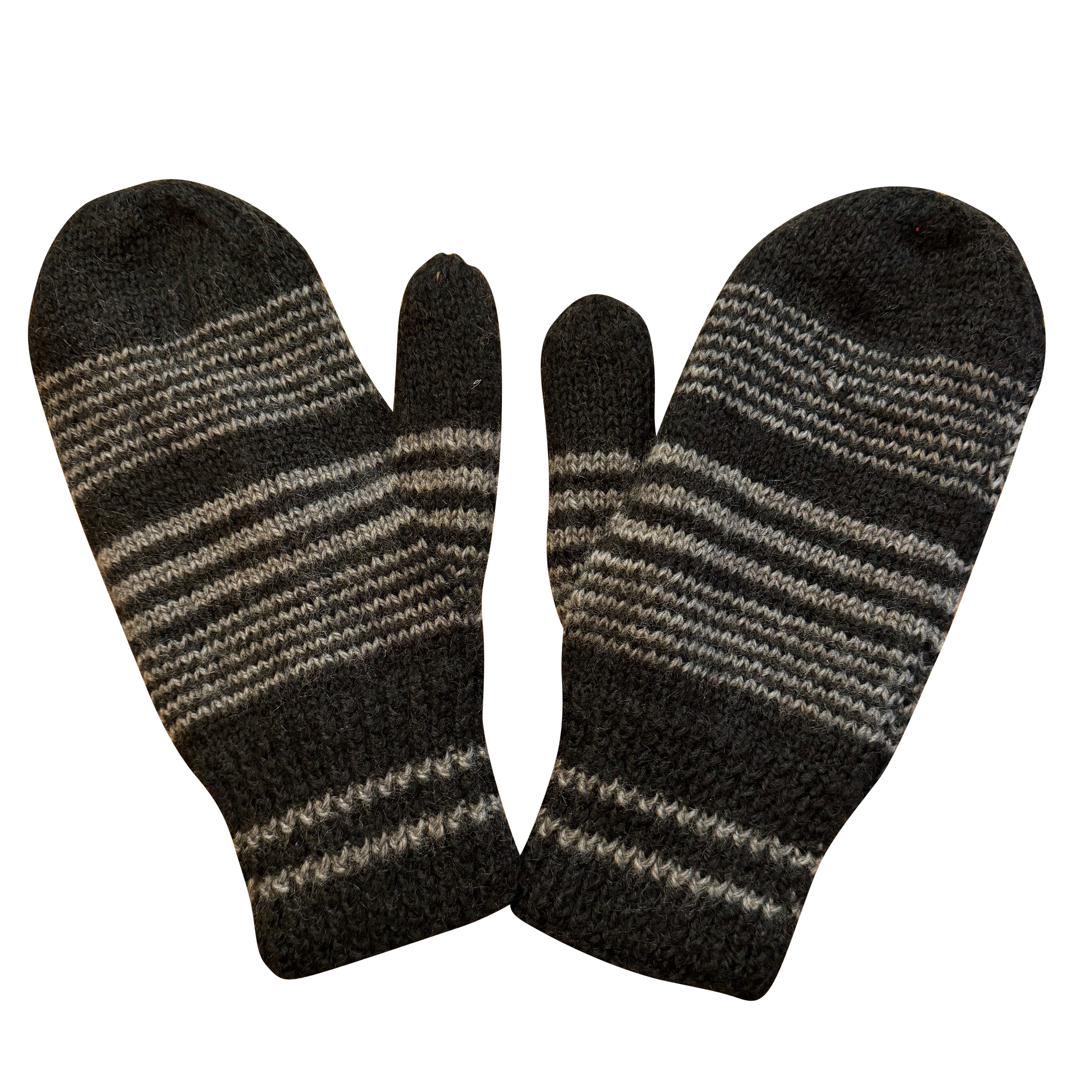 Stripe Mittens