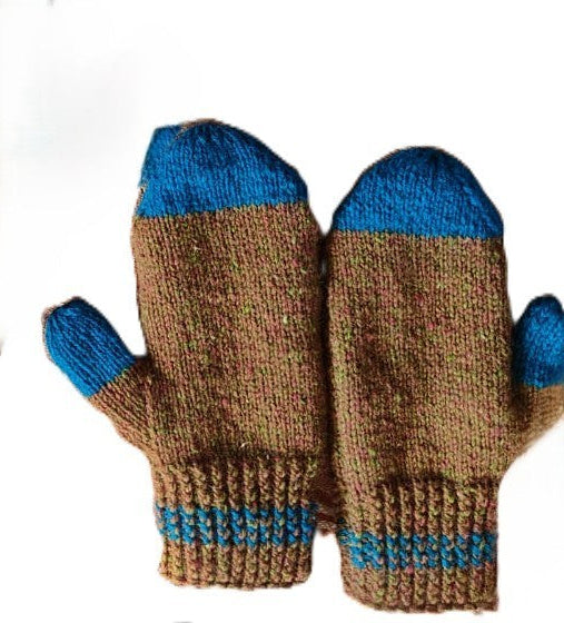 Pine Peace Fleece Natural Wool Fleece-lined cap