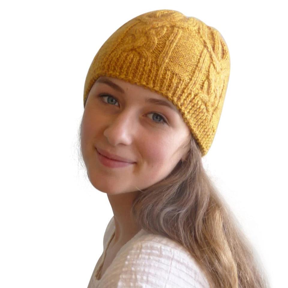 Handknit Cable Cap
