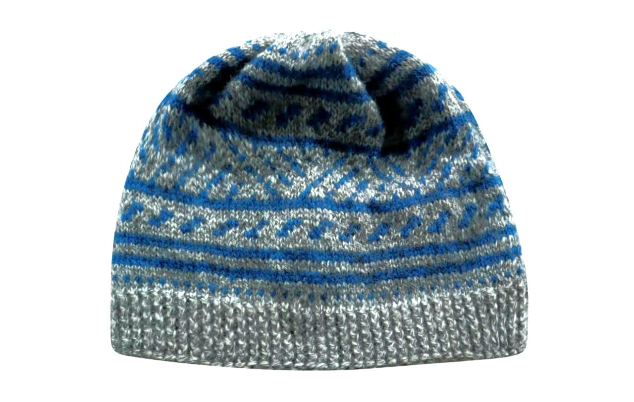 Forest Pattern Fleece-lined Cap