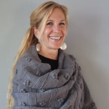 Light Grey Popcorn Wrap