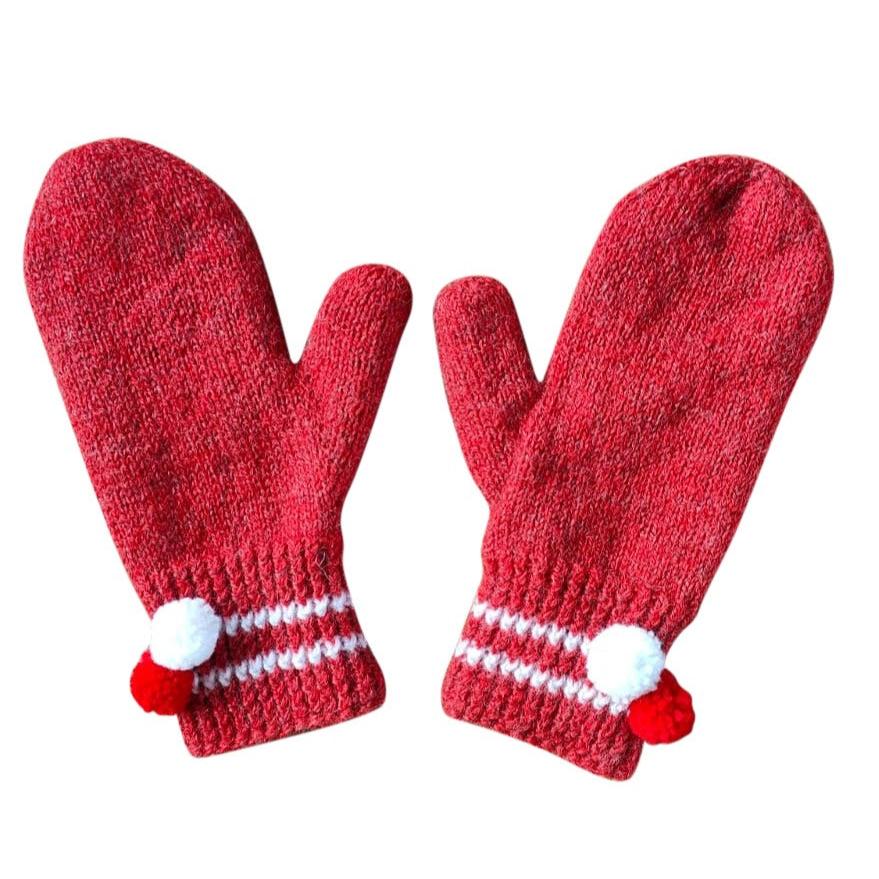 Santa Caps and Fleece Lined Mittens