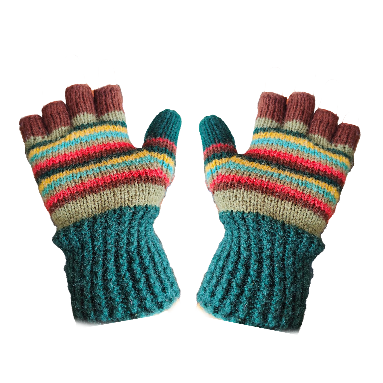 Mountain Fingerless Mittens