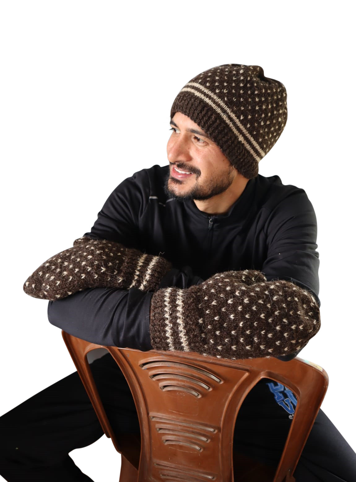 Natural Wool Cap and Mittens - browse all colors